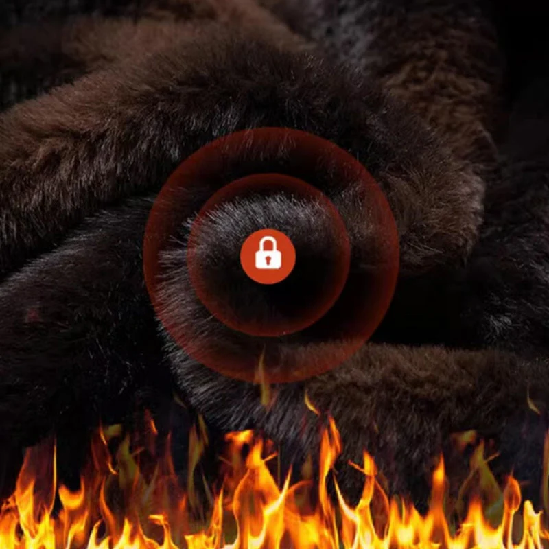 📢65% de réduction!!!📍Manteau thermique d'hiver pour homme avec parka à capuche épaisse - Image 2