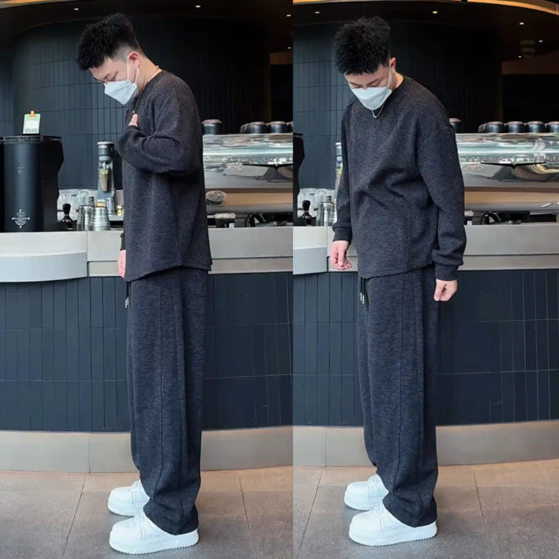 Ensemble 2 pièces chaud pour homme, style décontracté - Image 3