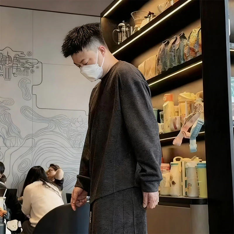 Ensemble 2 pièces chaud pour homme, style décontracté - Image 6