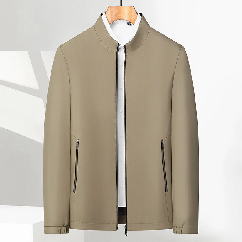 Veste décontractée à col montant pour homme - Image 5
