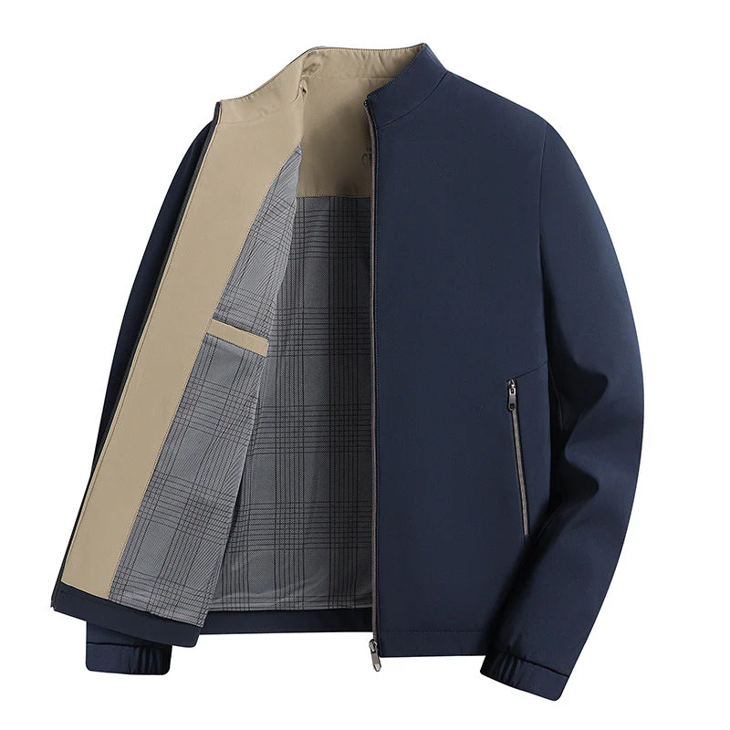 Veste décontractée à col montant pour homme - Image 6