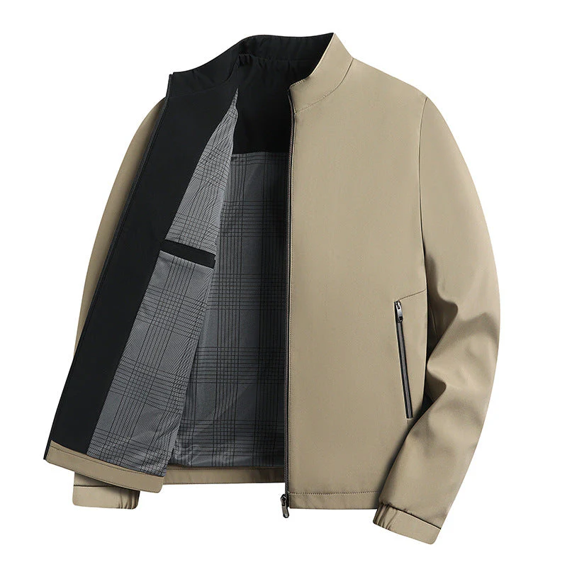 Veste décontractée à col montant pour homme - Image 7