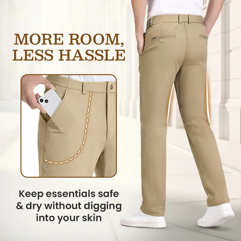 Pantalon classique léger et confortable pour homme