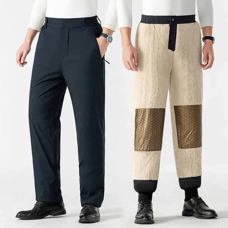 📢📢56 % DE RÉDUCTION !!! ✨Pantalon thermique confortable pour homme avec genouillères en graphène - Image 7