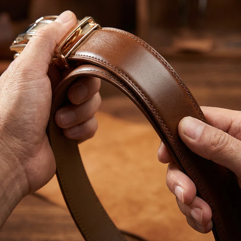 đąđą50 % de rĂ©duction !! â°Ceinture Ă cliquet pour homme, habillĂ©e et dĂ©contractĂ©e - Image 6