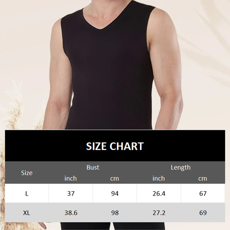 📢📢50% DE RÉDUCTION !!!✨Gilet thermique uni sans coutures pour homme - Image 8