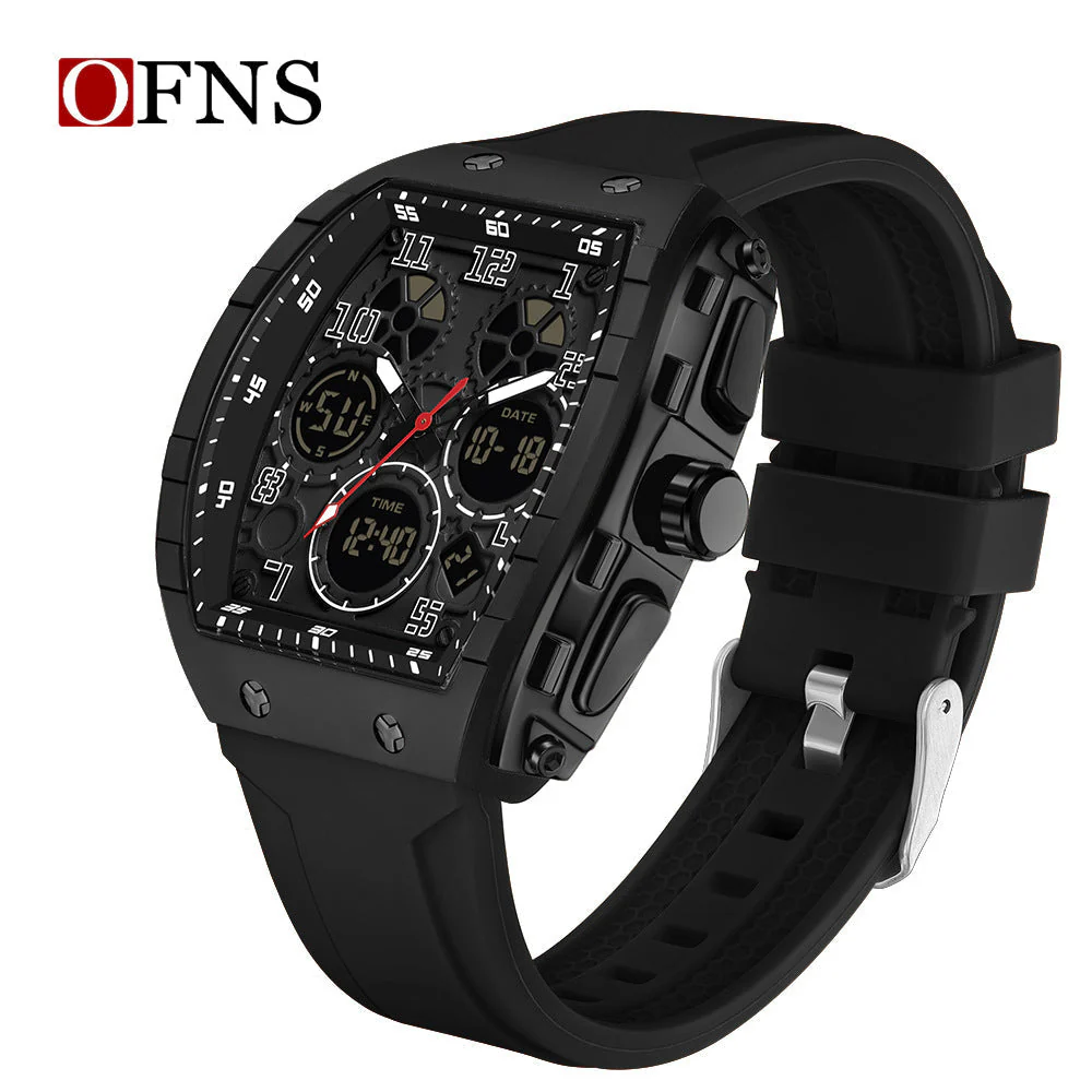 📢📢60 % de réduction !!! ✨ Conçu pour l’action – Montre sportive automatique lumineuse, résistante à l’eau et aux chocs - Image 11