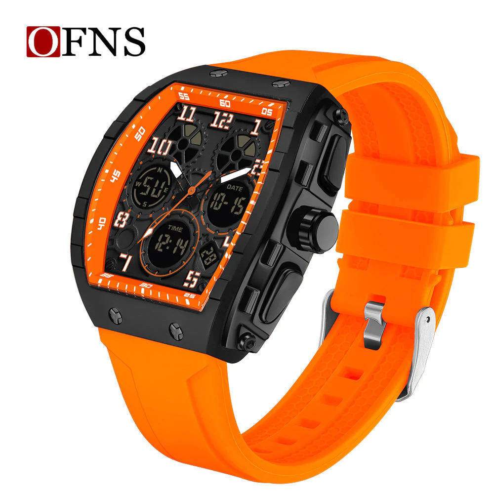 📢📢60 % de réduction !!! ✨ Conçu pour l’action – Montre sportive automatique lumineuse, résistante à l’eau et aux chocs - Image 12