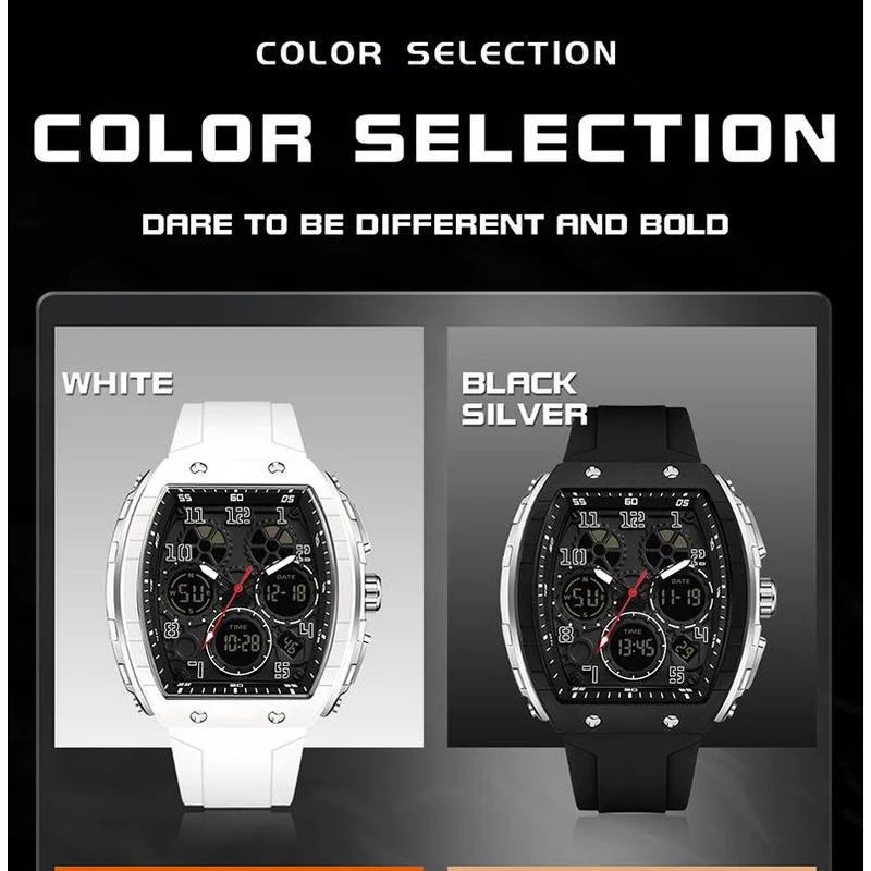 📢📢60 % de réduction !!! ✨ Conçu pour l’action – Montre sportive automatique lumineuse, résistante à l’eau et aux chocs - Image 6