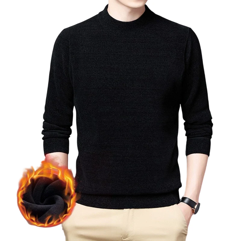 đąđą60% de rĂ©duction !! â°Pull Ă col montant doublĂ© thermique pour homme - Image 6