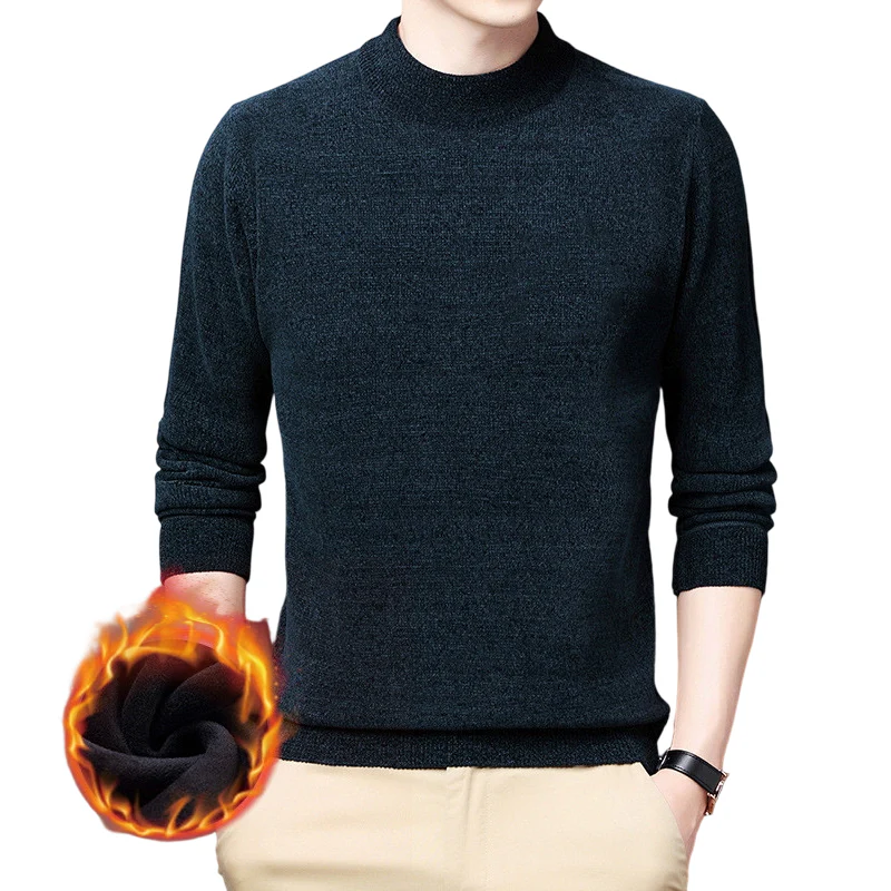 đąđą60% de rĂ©duction !! â°Pull Ă col montant doublĂ© thermique pour homme - Image 8