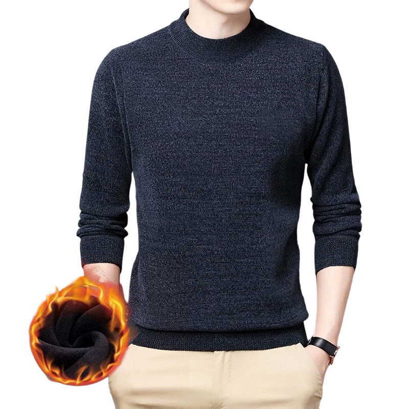 đąđą60% de rĂ©duction !! â°Pull Ă col montant doublĂ© thermique pour homme - Image 9
