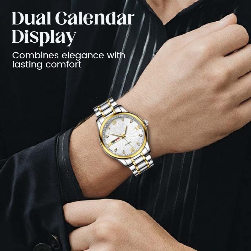 📢📢60 % de réduction !!!🎅Montre lumineuse imperméable bicolore pour homme - Image 3