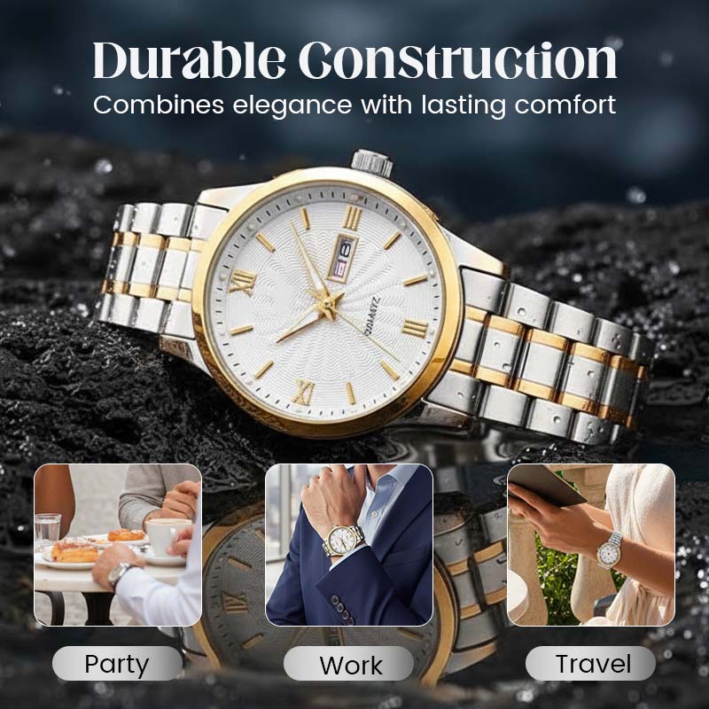 📢📢60 % de réduction !!!🎅Montre lumineuse imperméable bicolore pour homme - Image 5