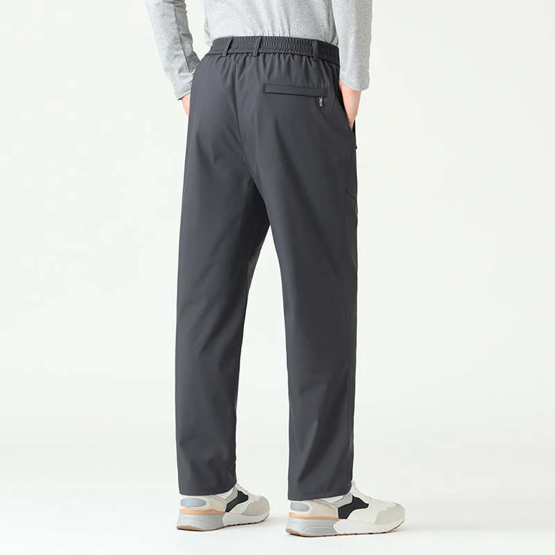 Men's Warm Pants with Zipper Pockets - Image 5