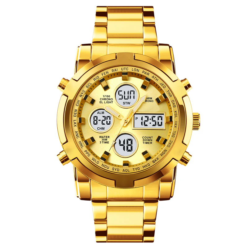 📢📢50 %  DE RÉDUCTION !! ⏰Montres analogiques-numériques militaires étanches pour hommes - Image 14