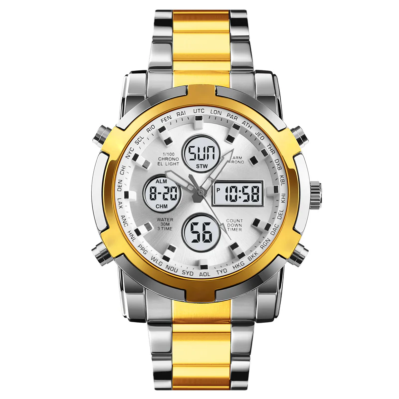 📢📢50 %  DE RÉDUCTION !! ⏰Montres analogiques-numériques militaires étanches pour hommes - Image 15