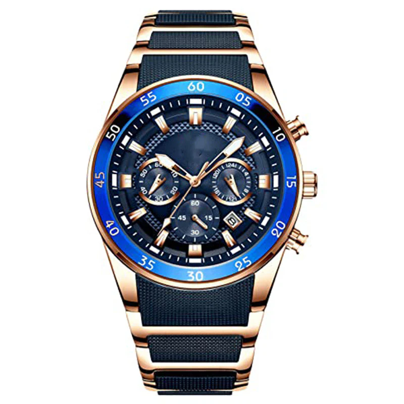 âRemise de 60% de la valeurđ„Montre Ă quartz multifonctionnelle Ă©tanche pour hommes - Image 10