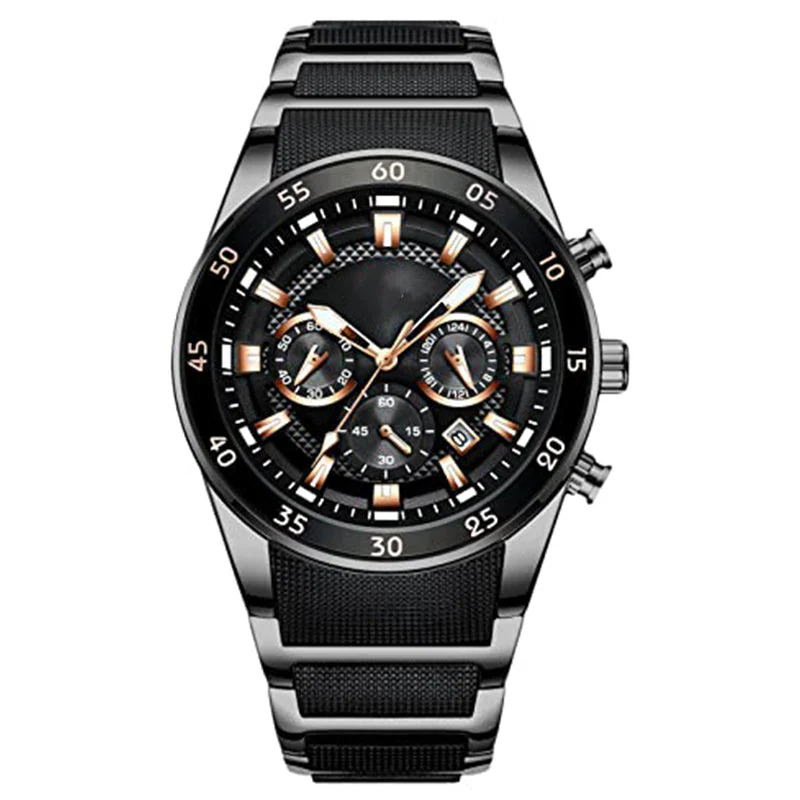âRemise de 60% de la valeurđ„Montre Ă quartz multifonctionnelle Ă©tanche pour hommes - Image 11