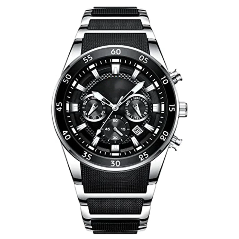 âRemise de 60% de la valeurđ„Montre Ă quartz multifonctionnelle Ă©tanche pour hommes - Image 12