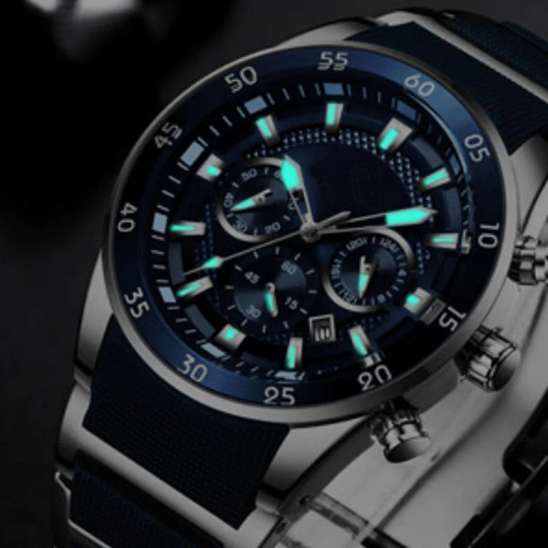 âRemise de 60% de la valeurđ„Montre Ă quartz multifonctionnelle Ă©tanche pour hommes - Image 7