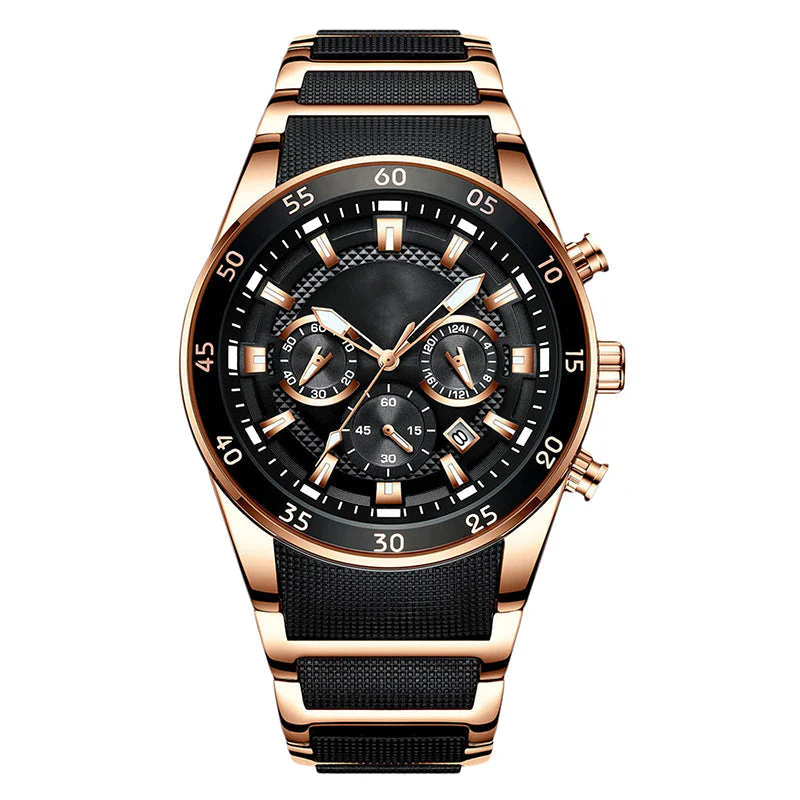 âRemise de 60% de la valeurđ„Montre Ă quartz multifonctionnelle Ă©tanche pour hommes - Image 8