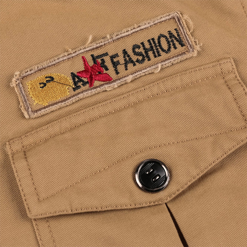 📢📢50% DE RÉDUCTION !!! ✨Veste Militaire Hiver Homme - 100% Coton, 7 Poches, Capuche Amovible, Idéal pour Activités Extérieures 🧥❄️ - Image 7