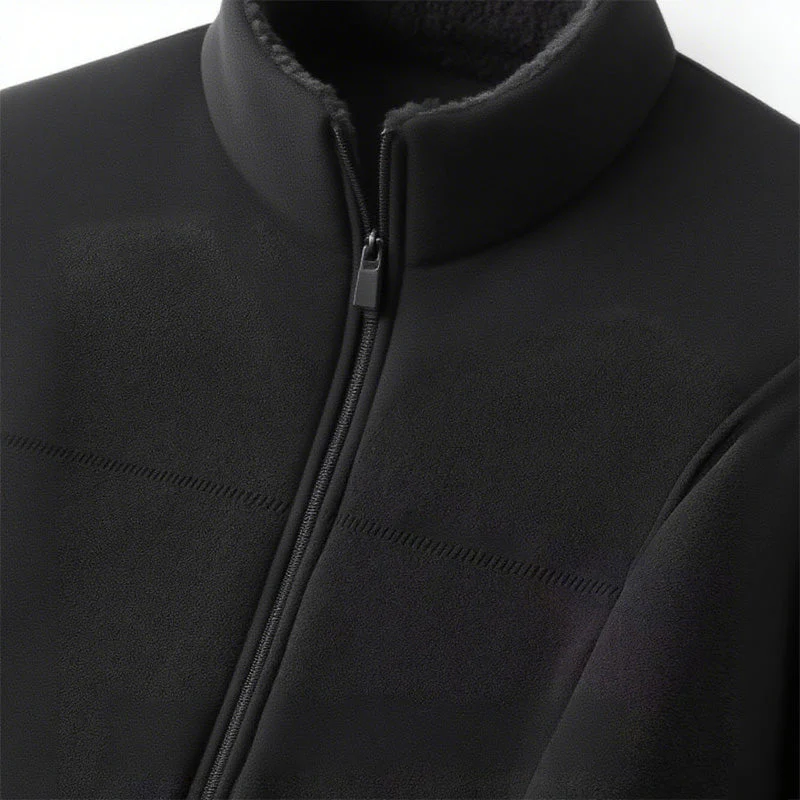 đąđą60% DE RĂDUCTION ! âšManteaux dâhiver chauds pour hommes avec fermeture Ă©clair et poches - Image 3