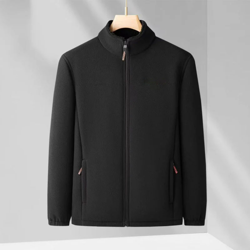 đąđą60% DE RĂDUCTION ! âšManteaux dâhiver chauds pour hommes avec fermeture Ă©clair et poches - Image 8
