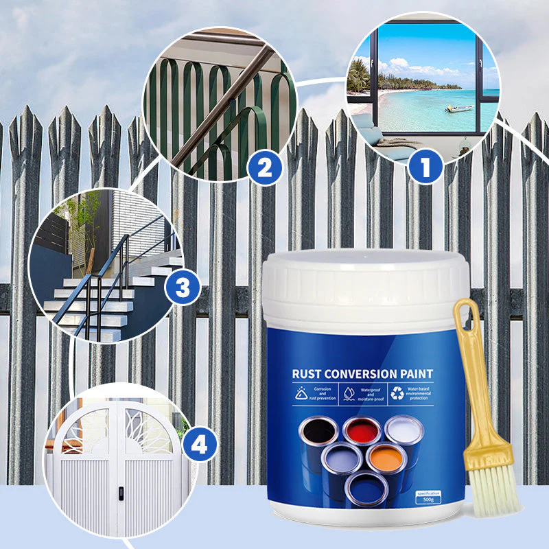 📢📢VENTE CHAUDE 50% DE RÉDUCTION🔥Peinture industrielle multicolore antirouille pour métal à base d'eau - Image 7