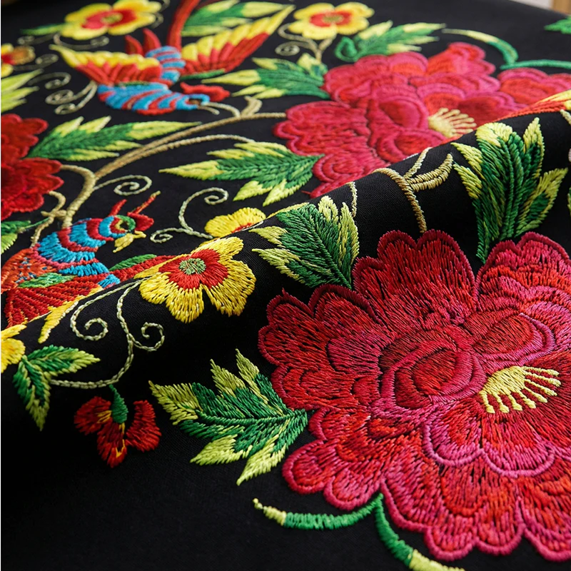 📢📢50 % de réduction – Nappe Mexicaine Florale avec Bord Festonné 🌸✨ Élégance Exotique & Résistance aux Taches ! - Image 7