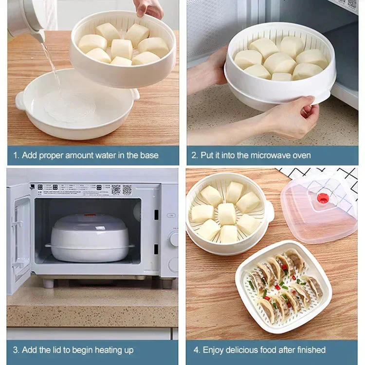 📢31% de réduction!!!📍Four à micro-ondes-Dampfgarer♨️ - Image 2