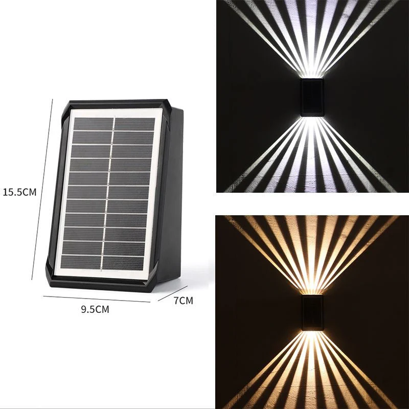 ✨☀️4 LED Solar Colorful Wall Lights Outdoor Light Waterproof - Image 9