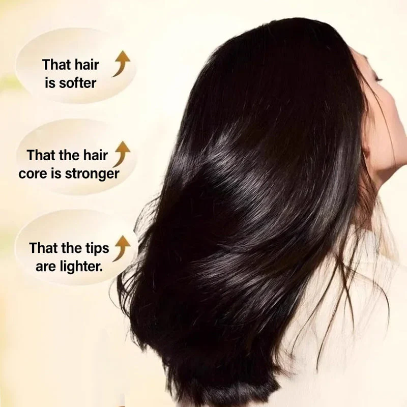 🔥💆‍♀️ Crème lissante hydratante – Répare les cheveux abîmés avec kératine polypeptidique - Image 3