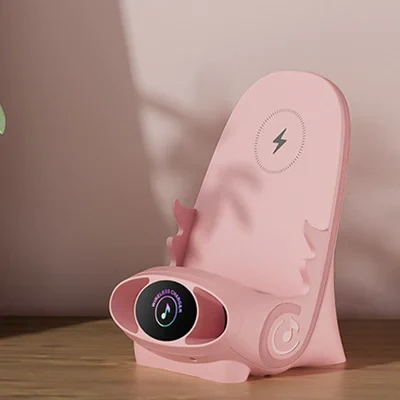 📱Support de téléphone multifonction sans fil à chargement rapide pour mini chaise - Image 12