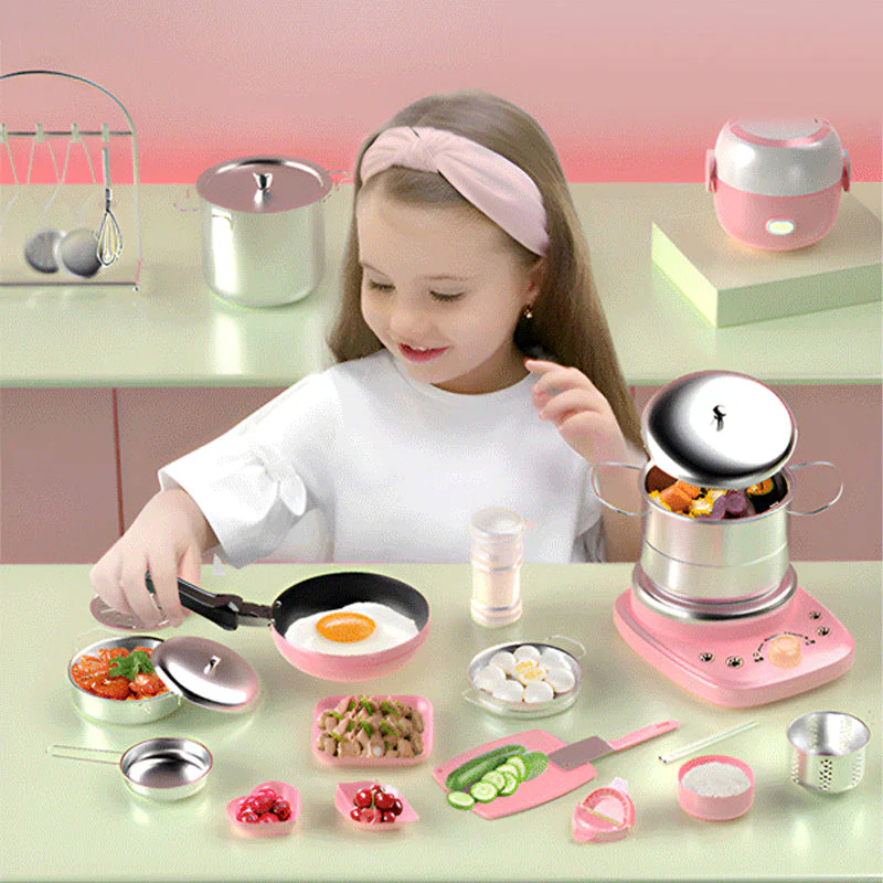📢📢60% de réduction !! ⏰🎄[Meilleur cadeau pour un enfant]🍳Jouets mini-cuisine pour enfants - 22 PCS Set - Image 3