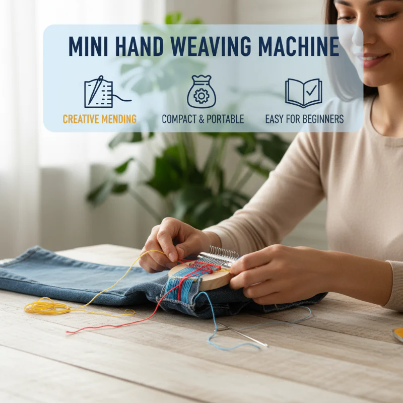 📢📢50 % de réduction !! ⏰Mini-machine à tisser manuelle