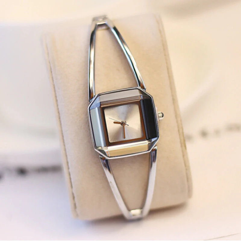 Montre quartz minimaliste à cadran carré - Image 13