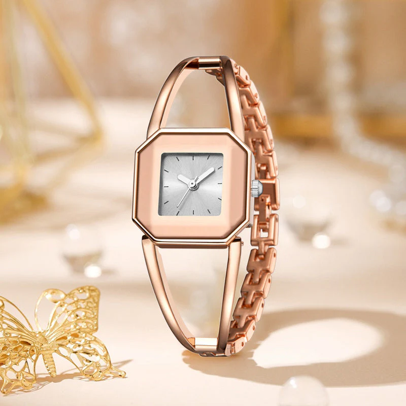 Montre quartz minimaliste à cadran carré - Image 9