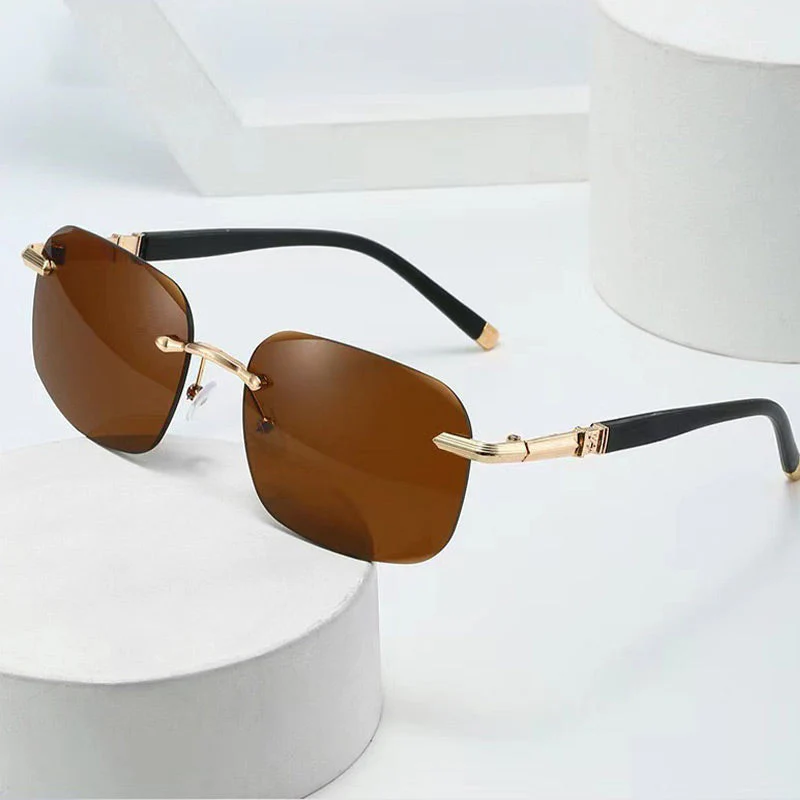 📢📢2 dernières heures : Grande vente⏰⏰🕶️ Lunettes de Soleil HD Sans Cadre Ultra-Légères - Protection UV400 et Vision sans Distortion 🌞📦 - Image 2