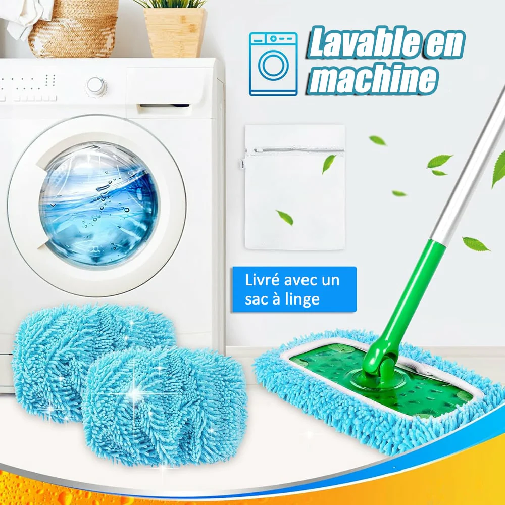 🏠VENTE CHAUDE 60 % de réduction 🔥 Tampons de vadrouille réutilisables(Achetez-en 3, livraison gratuite) - Image 4
