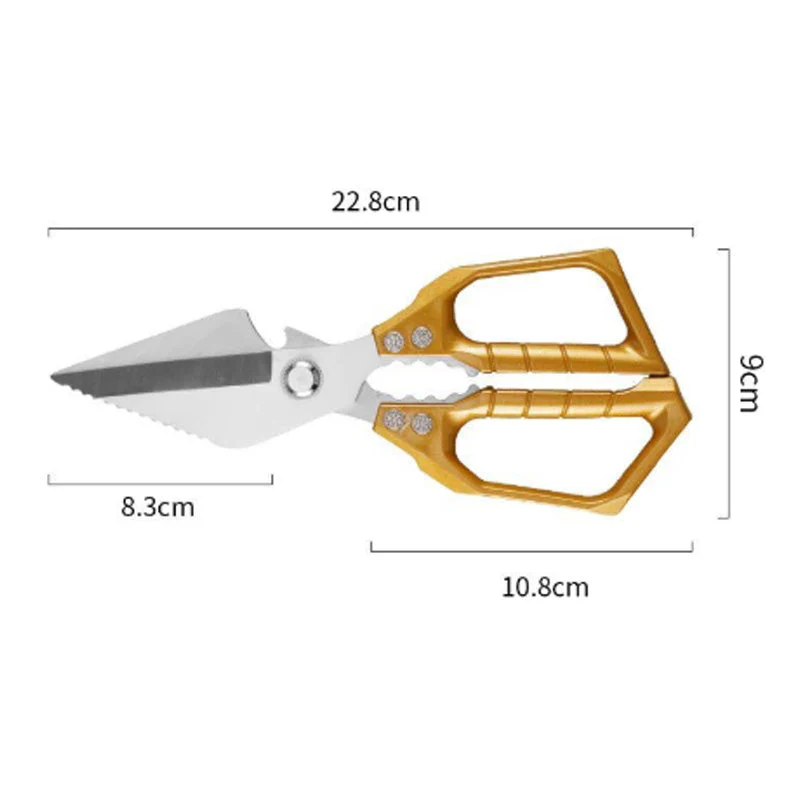 📢📢50 % de réduction !!!✨Ciseaux de cuisine multifonctionnels et résistants✂️🦴 - Image 4