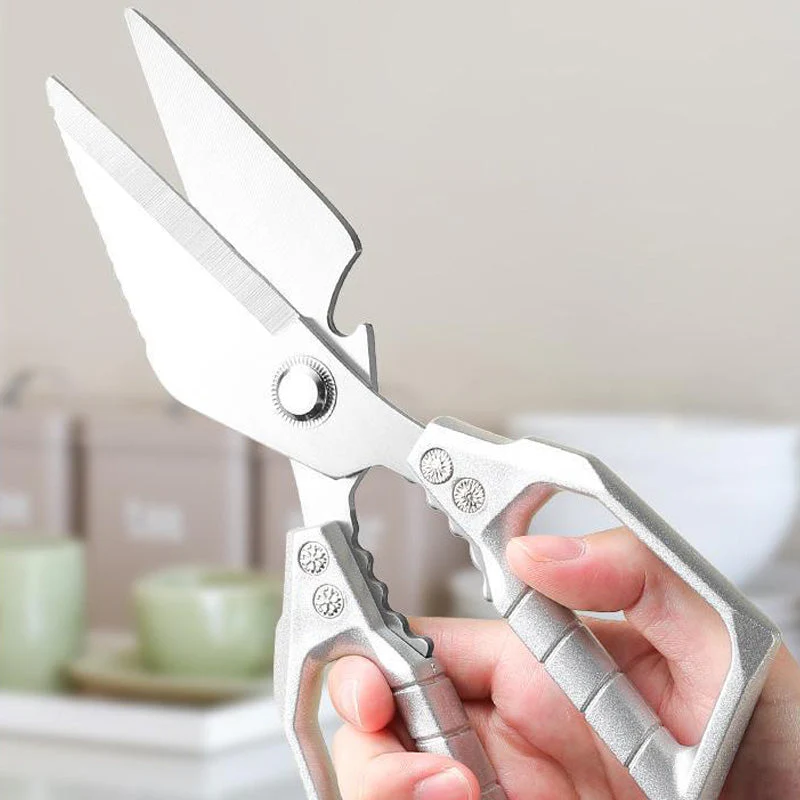 📢📢50 % de réduction !!!✨Ciseaux de cuisine multifonctionnels et résistants✂️🦴 - Image 7