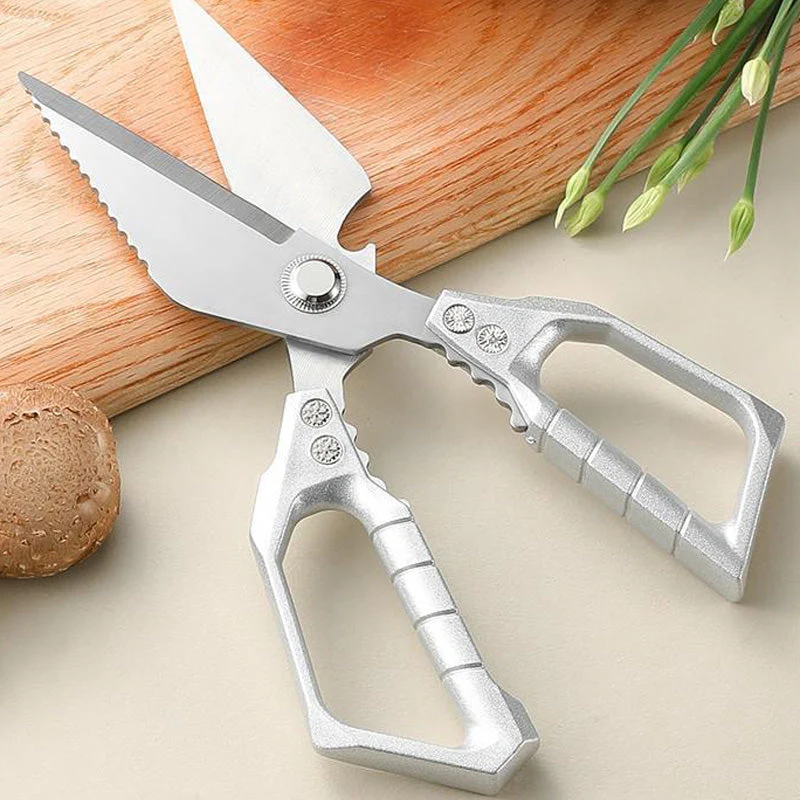📢📢50 % de réduction !!!✨Ciseaux de cuisine multifonctionnels et résistants✂️🦴 - Image 8