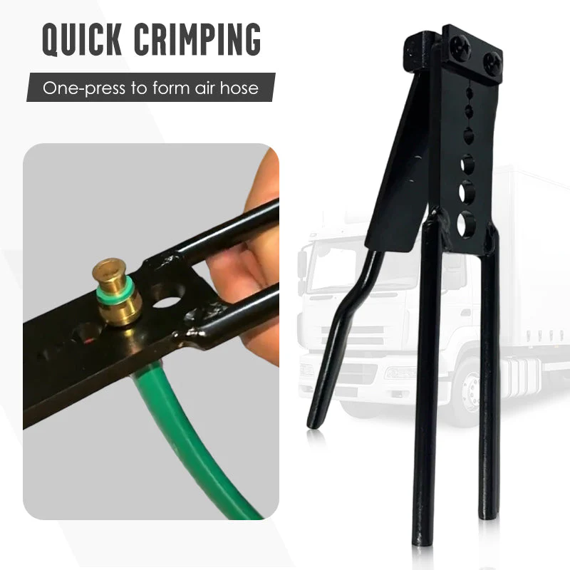 đąDernier jour de soldesâ°Outil de sertissage multi-trous pour conduites d'air de camion