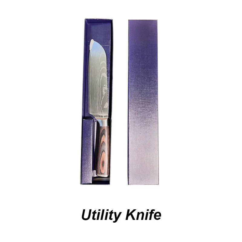 🔪🔪🔪Couteau de cuisine polyvalent à manche en bois - Image 11