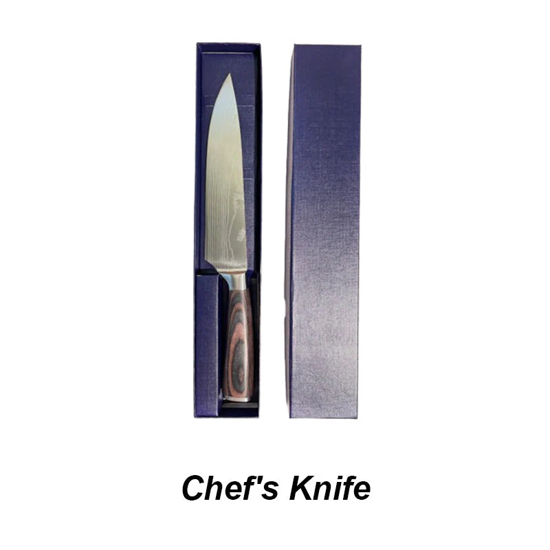 🔪🔪🔪Couteau de cuisine polyvalent à manche en bois - Image 12