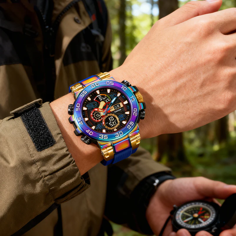 📢📢60% DE RÉDUCTION !!! 🎅Montre digitale multifonctionnelle LED étanche - Image 5
