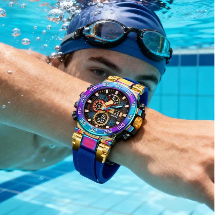📢📢60% DE RÉDUCTION !!! 🎅Montre digitale multifonctionnelle LED étanche - Image 6
