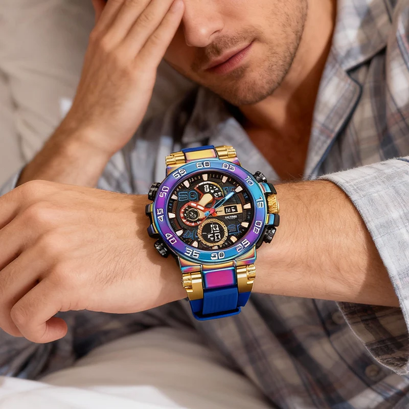 📢📢60% DE RÉDUCTION !!! 🎅Montre digitale multifonctionnelle LED étanche - Image 8